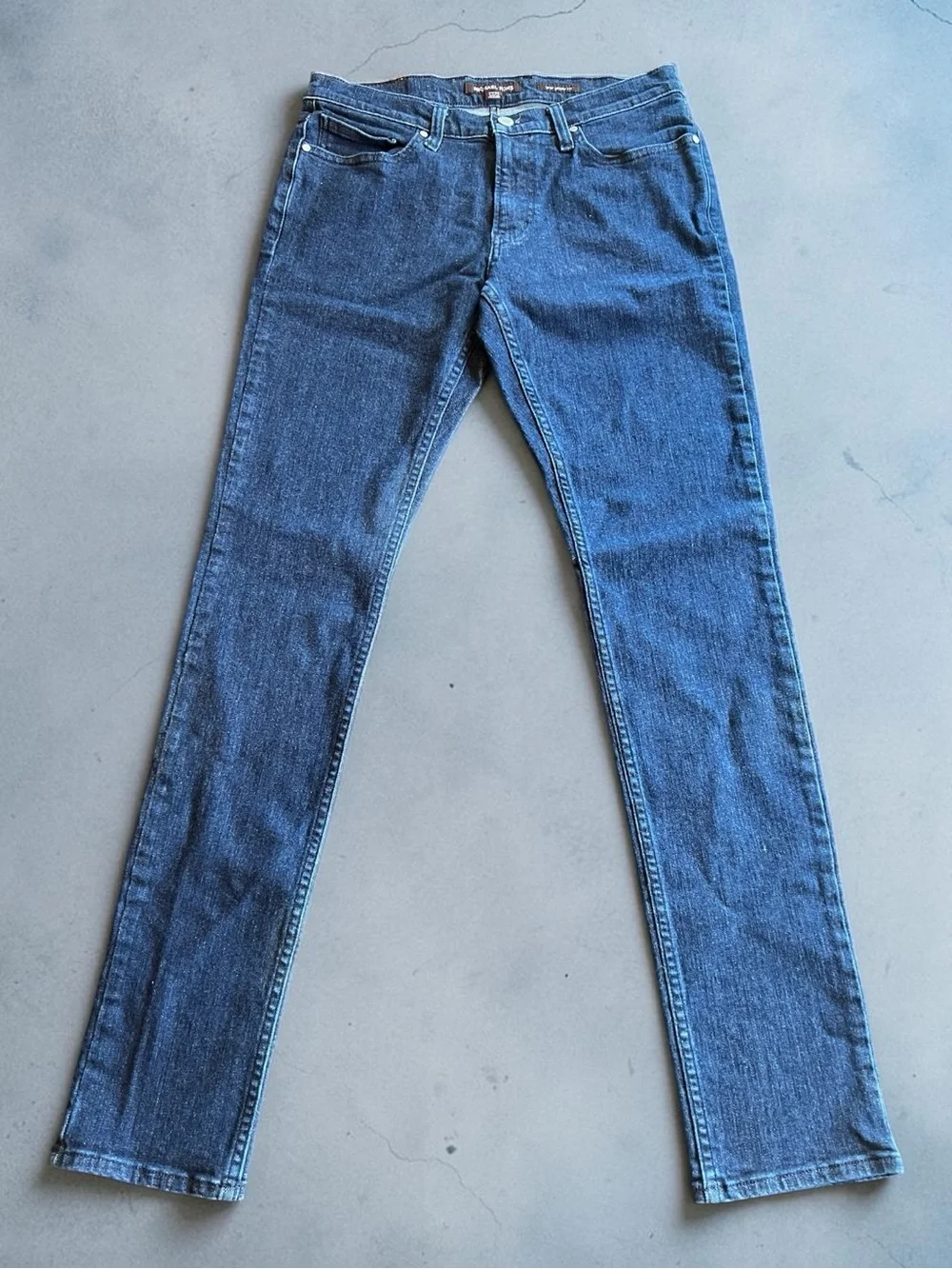 NWOT Michael Kors Kent Skinny Jeans Size 31/34 Dark Wash Denim 32” Inseam